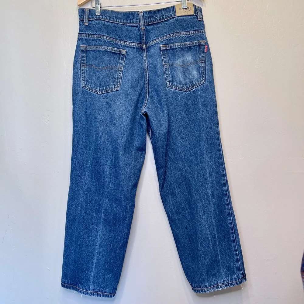 Dare Zip Front Single Button Closure Classic 5 Pocket Design Relaxed Jeans